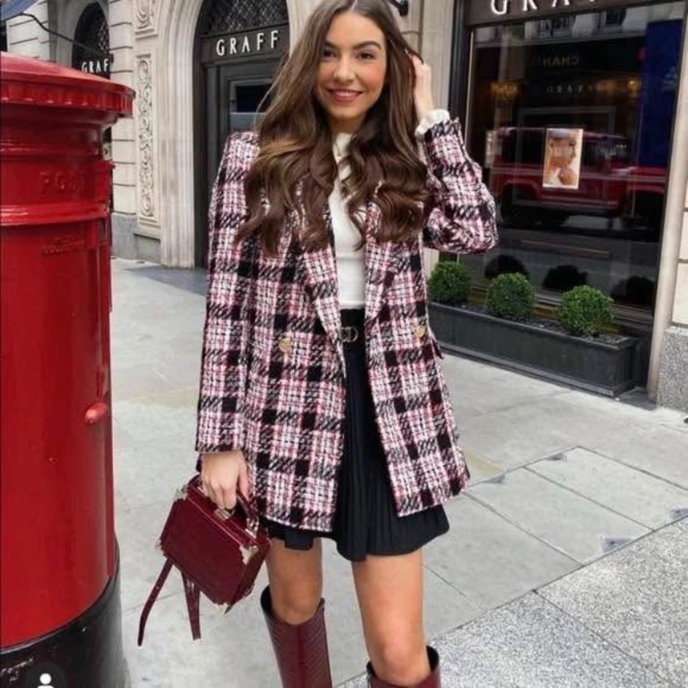 NWT Zara tweed blazer